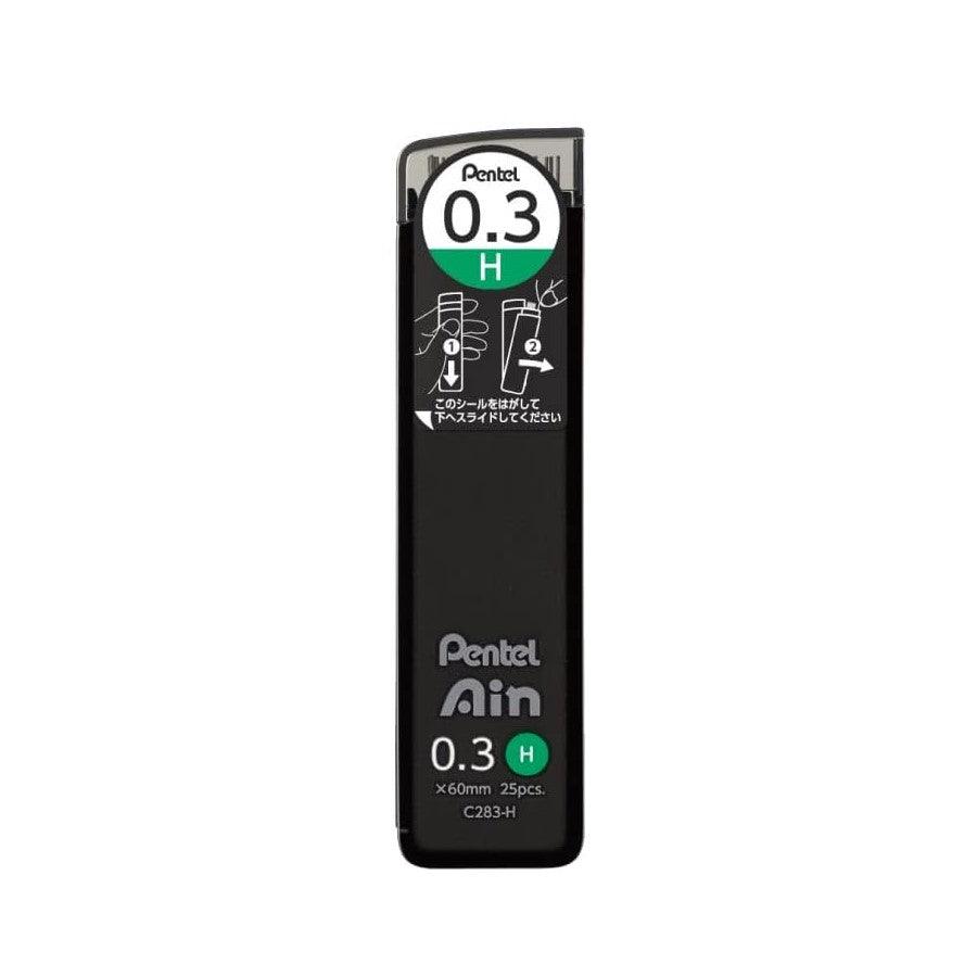 (Pre-Order) PENTEL Ain 0.2mm 0.3mm 0.4mm 0.5mm 0.7mm 0.9mm 1.3mm mechanical pencil lead C282 C283 C284 C285 C287 C289 C2813 - CHL-STORE 