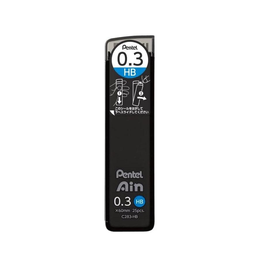 (Pre-Order) PENTEL Ain 0.2mm 0.3mm 0.4mm 0.5mm 0.7mm 0.9mm 1.3mm mechanical pencil lead C282 C283 C284 C285 C287 C289 C2813 - CHL-STORE 