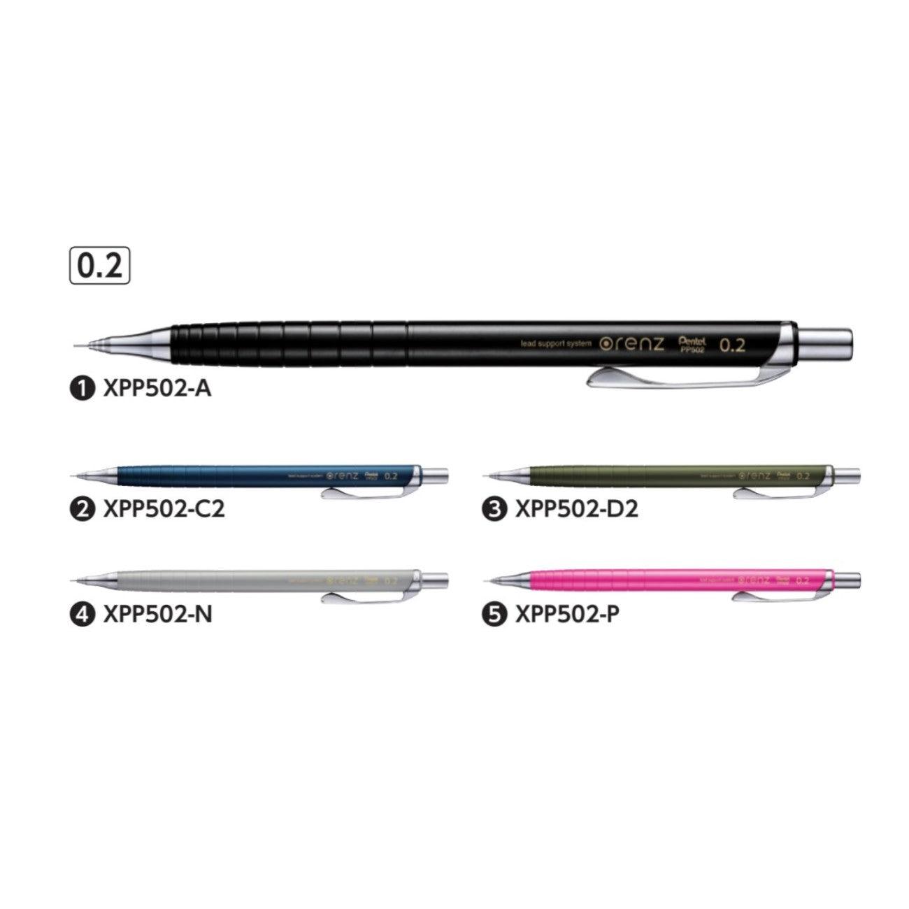 (Pre-Order) PENTEL Orenz 0.2mm mechanical pencil XPP502 Z2-1N PPE-2 - CHL-STORE 