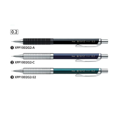 (Pre-Order) PENTEL Orenz metal grip type 0.2mm mechanical pencil XPP1002G2 Z2-1N PPE-2 - CHL-STORE 