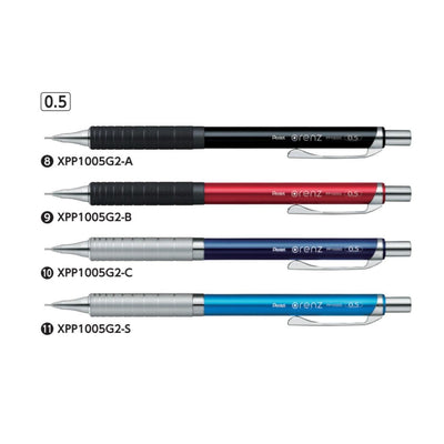 (Pre-Order) PENTEL Orenz metal grip type 0.5mm mechanical pencil XPP1005G2 Z2-1N - CHL-STORE 