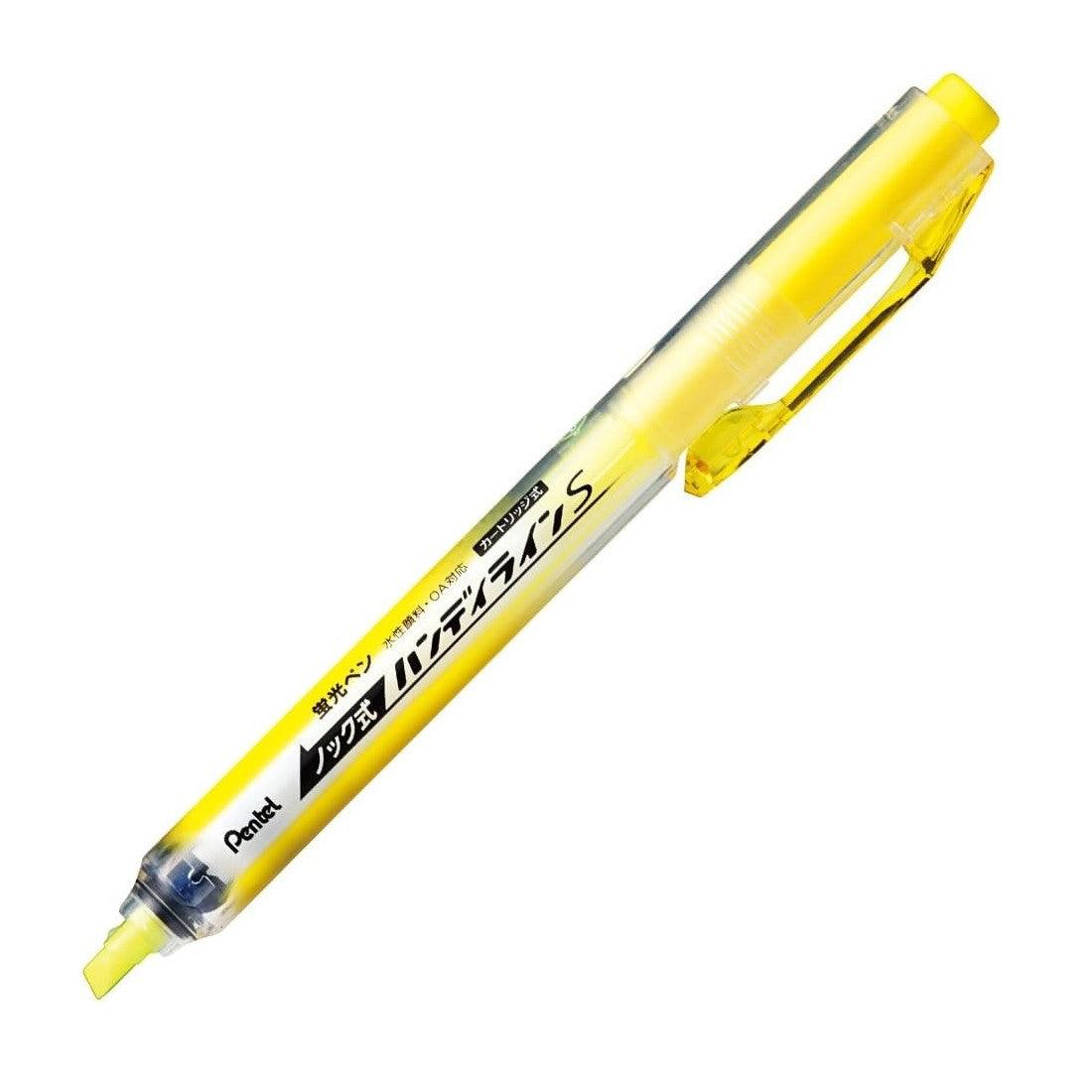 (Pre-Order) PENTEL Retractable Handy Line S 1~3.5mm highlighter SXNS15 XSLR3 - CHL-STORE 