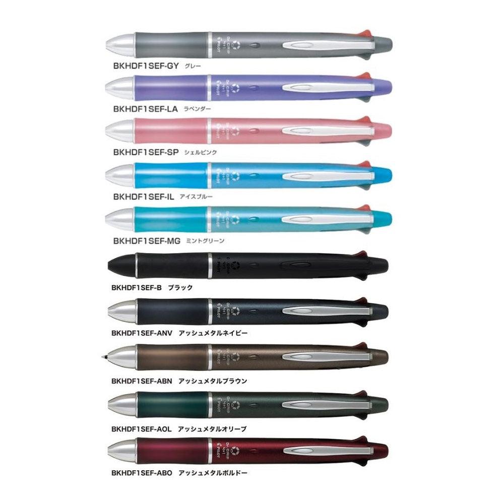 (Pre-Order) PILOT Dr.Grip 4+1 0.5mm oil-based ballpoint pen BKHDF1SEF BVRF-8EF HERFNS-10 - CHL-STORE 