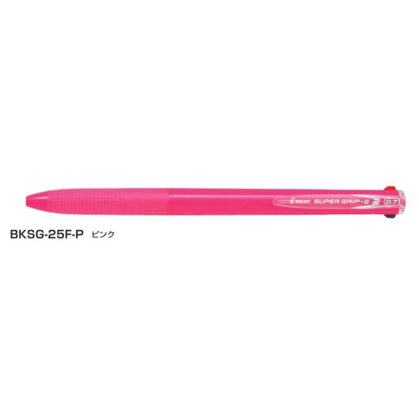 (Pre-Order) Pilot Super Grip G2 0.7mm Oil-Based 2-Color Ballpoint Pen BKSG-25F BKRF-6F - CHL-STORE 