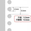 (Pre-Order) Plus Multi-hole punch PU-030 - CHL-STORE 
