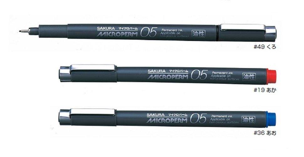(Pre-Order) SAKURA EOK05 Oil-based Permanent Ink 0.5mm MicronPerm Fine Pen - CHL-STORE 