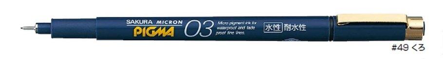 (Pre-Order) SAKURA ESDK01 ESDK02 ESDK03 Water-based Pigment Ink 0.01mm 0.02mm 0.03mm Micron Fineliner Pen - CHL-STORE 