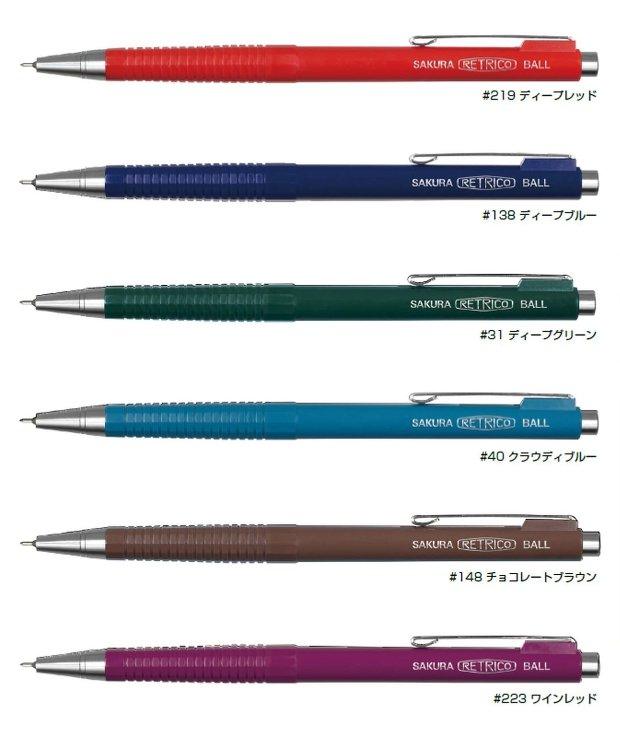 (Pre-Order) SAKURA NOB304R RETRICO 0.4mm Oil-Based Ink Ballpoint Pen / Refill R-NOB04 - CHL-STORE 