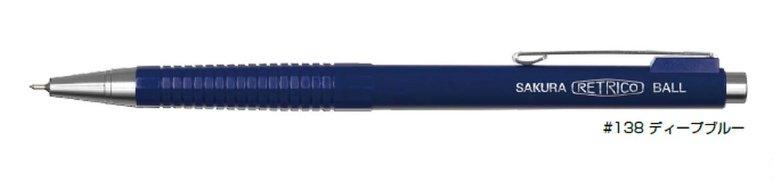 (Pre-Order) SAKURA NOB304R RETRICO 0.4mm Oil-Based Ink Ballpoint Pen / Refill R-NOB04 - CHL-STORE 