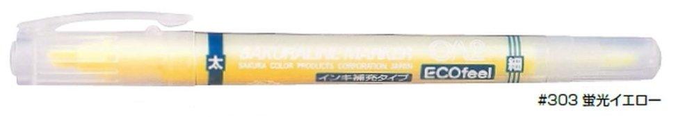 (Pre-Order) SAKURA VK-T Line Marker OA2 Double-ended highlighter - CHL-STORE 