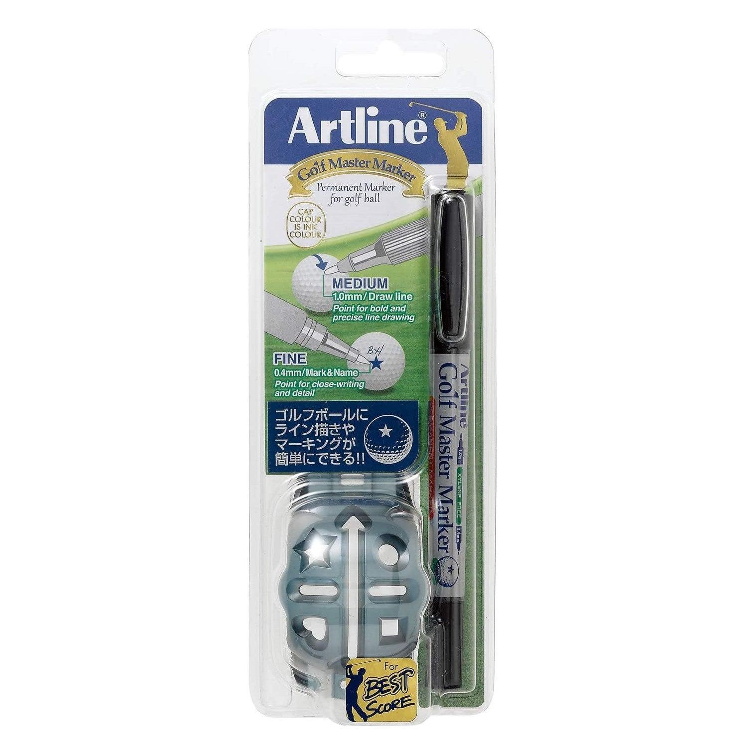 (Pre-Order) SHACHIHATA Artline 0.4mm 1.0mm Golf Master Marker K-841TG/H - CHL-STORE 