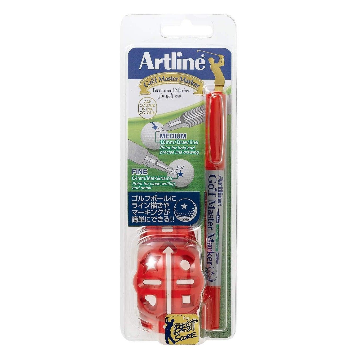 (Pre-Order) SHACHIHATA Artline 0.4mm 1.0mm Golf Master Marker K-841TG/H - CHL-STORE 