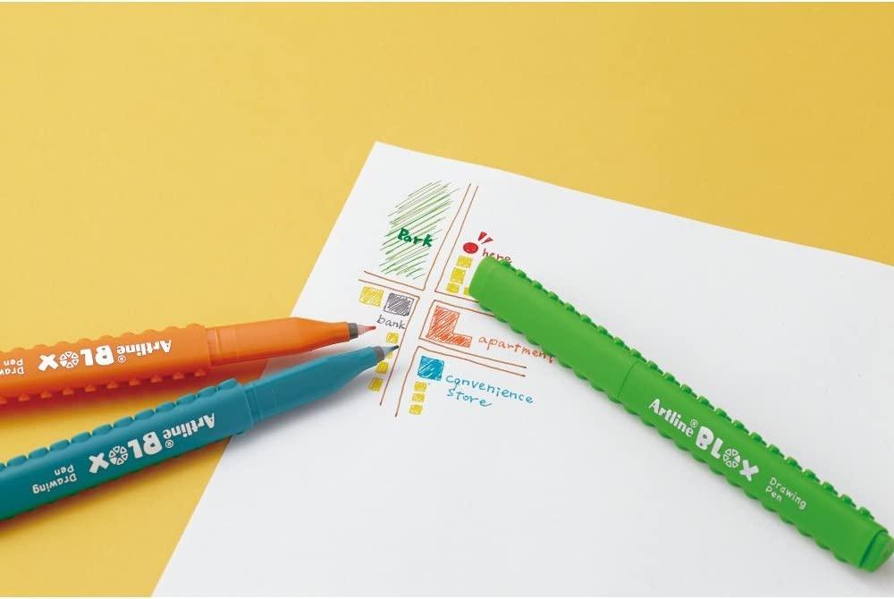 (Pre-Order) SHACHIHATA Artline 0.4mm BLOX water-based felt-tip pen KTX-200 - CHL-STORE 