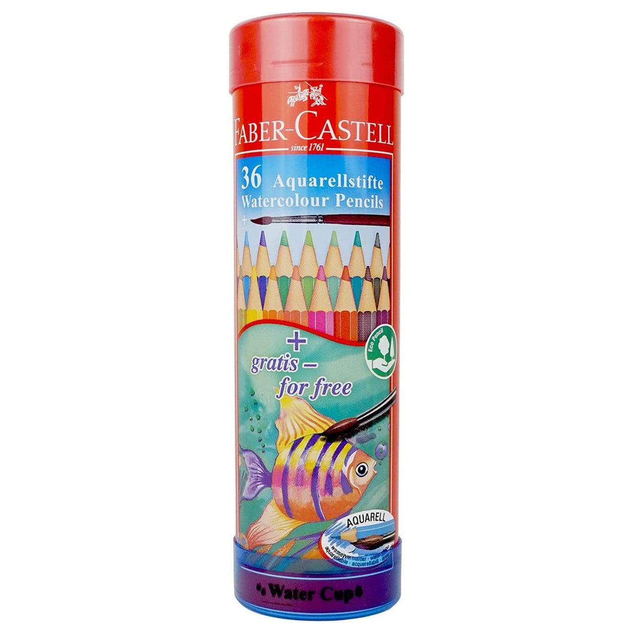 (Pre-Order) SHACHIHATA Faber Castell 3.0mm round can of watercolor pencils TFC-1159 - CHL-STORE 