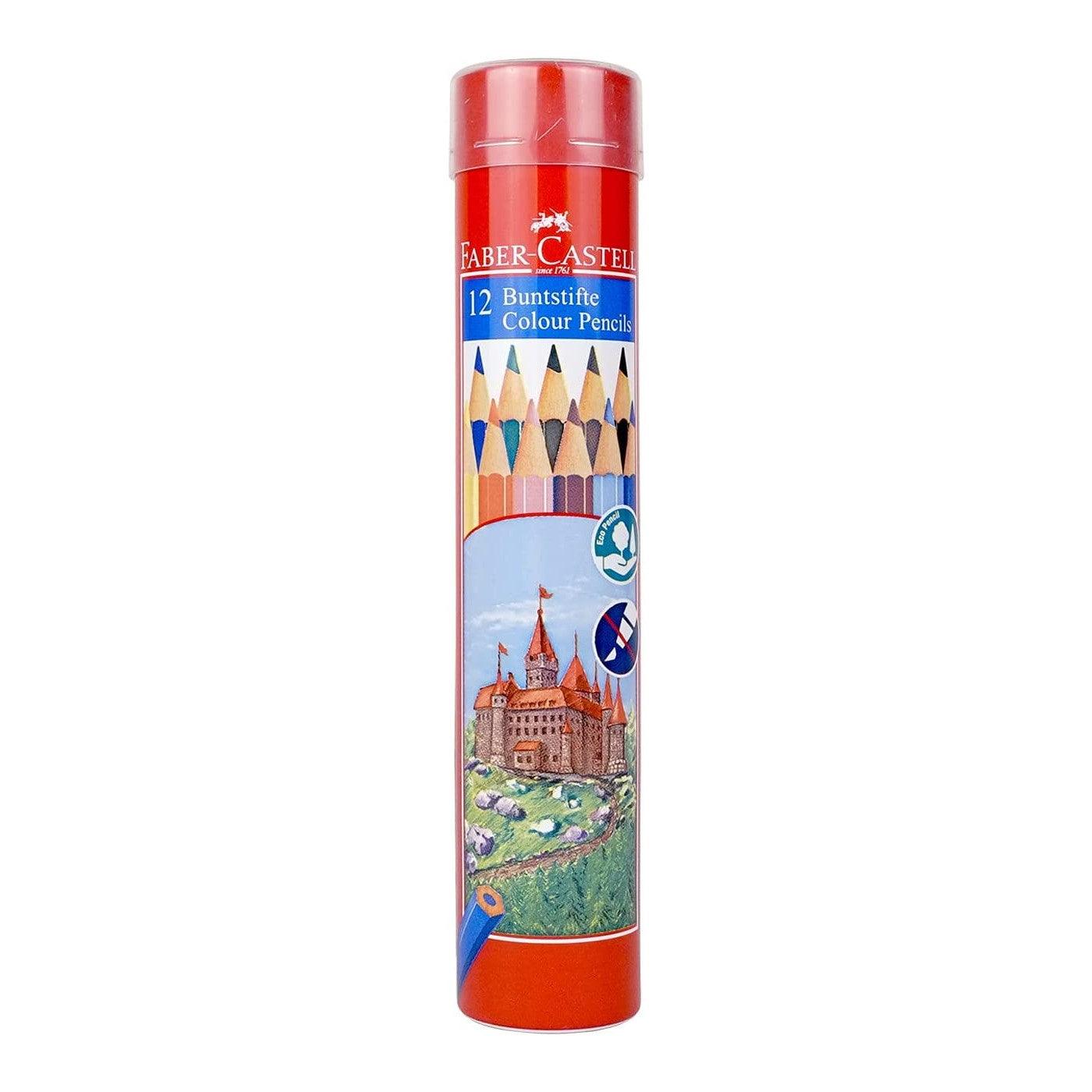 (Pre-Order) SHACHIHATA Faber Castell 3.3mm round can of colored pencils TFC-CPK - CHL-STORE 