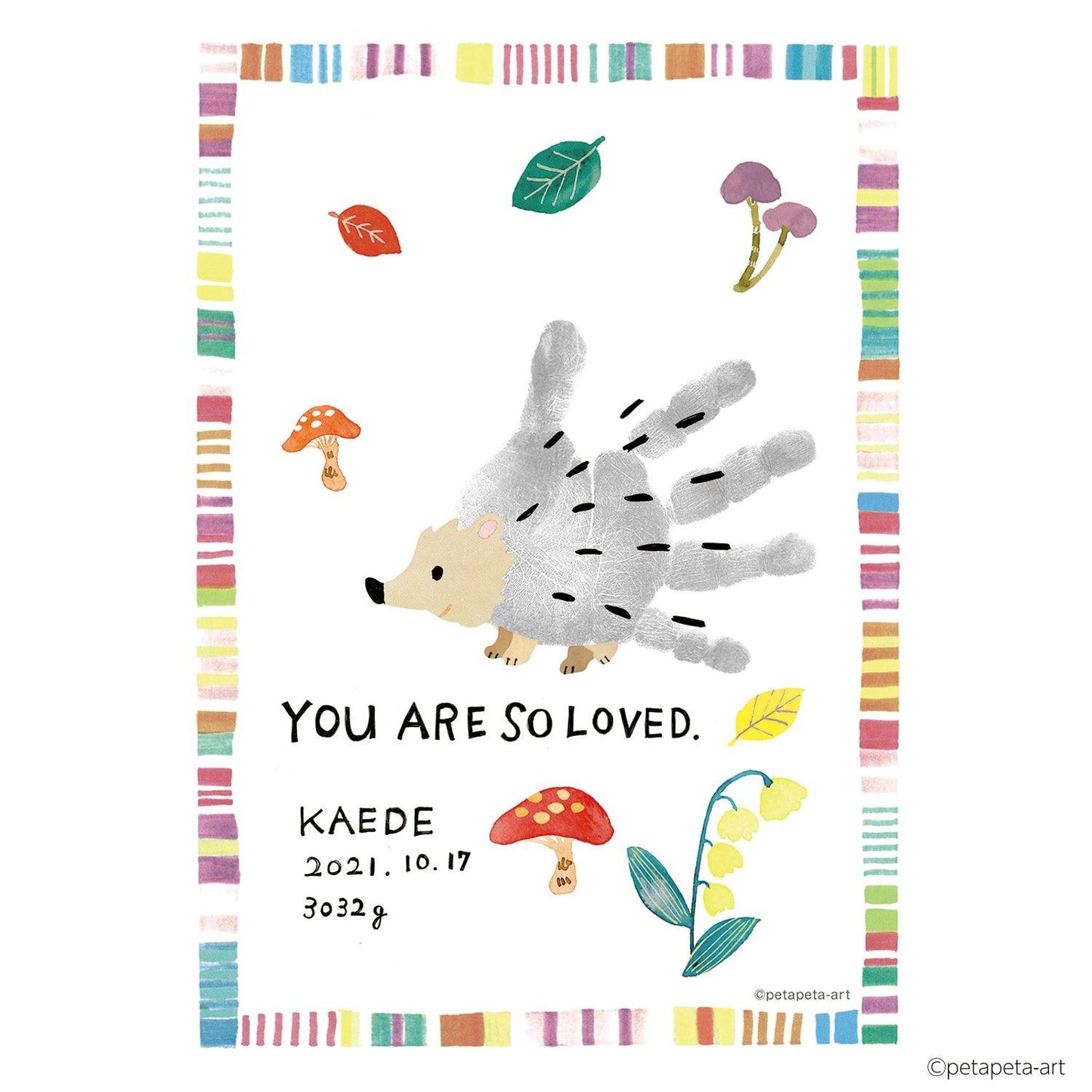 (Pre-Order) SHACHIHATA Handprint/footprint art production kit First Art (A5 size) HPSK-A5 HPS-A - CHL-STORE 