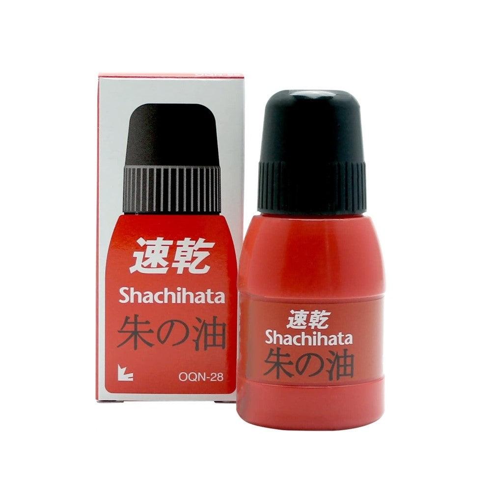 (Pre-Order) SHACHIHATA Quick-drying shachihata vermilion compact type MQC-30 MQC-40 OQN-28 - CHL-STORE 