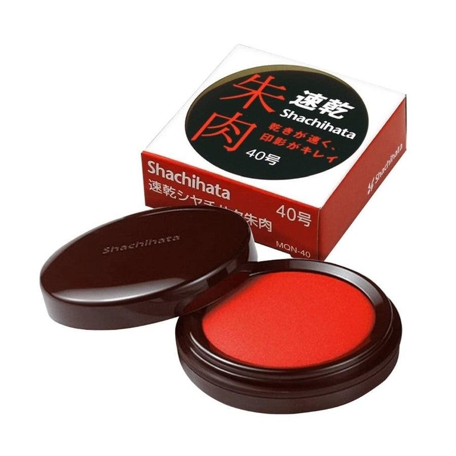 (Pre-Order) SHACHIHATA Quick-drying shachihata vermilion MQN-30~60 OQN-28 - CHL-STORE 