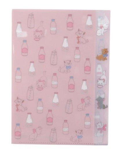 (Pre-Order) Sun-Star Die-cut 5 Index A4 Clear File Pocket File Fashionable Cat Marie S2108232 - CHL-STORE 