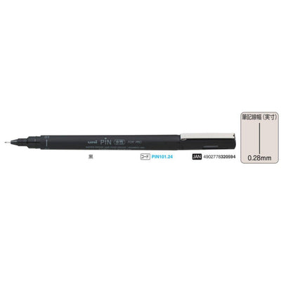 (Pre-Order) Uni Pin 0.28mm/ 0.33mm / 0.38mm Pigment Pen, PIN-101, PIN-102, PIN-103 - CHL-STORE 