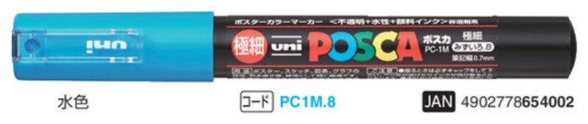 (Pre-Order) UNI POSCA arcylic paint markers, total: 28 colors, PC-1M, PC-1ML - CHL-STORE 