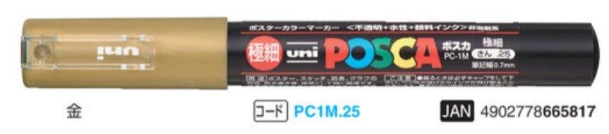 (Pre-Order) UNI POSCA arcylic paint markers, total: 28 colors, PC-1M, PC-1ML - CHL-STORE 