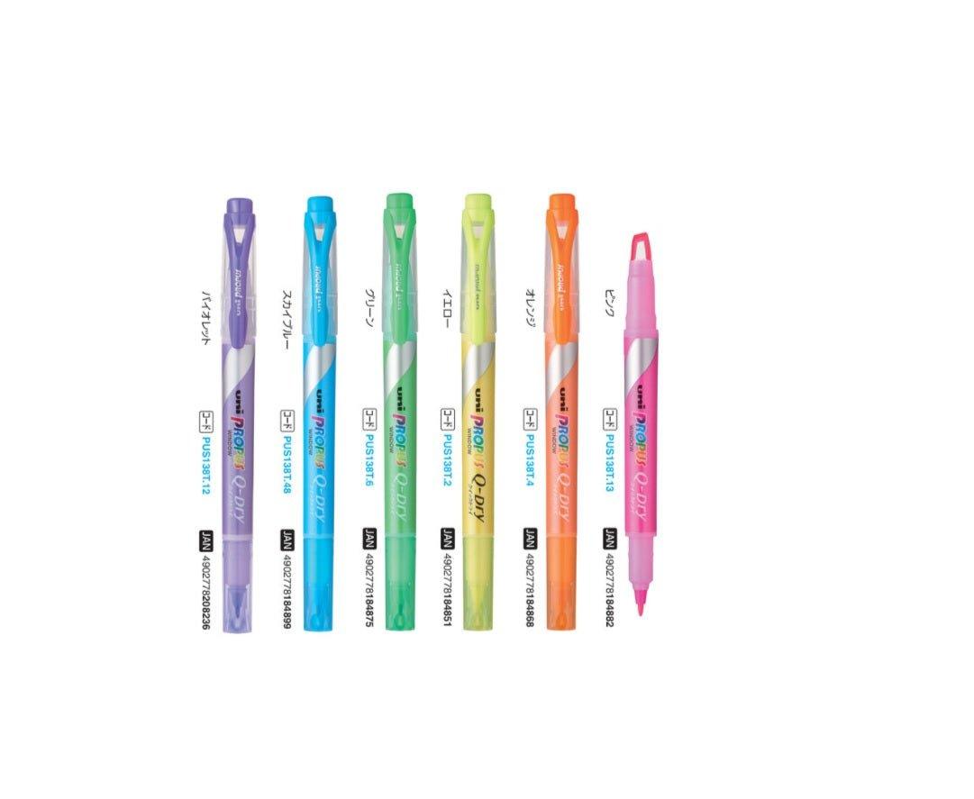 (Pre-Order) UNI Propus Q-Dry window double sided highlighter, PUS-138T - CHL-STORE 