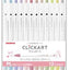 (Pre-Order) ZEBRA CLICKART 0.6mm Water-based marker WYSS22-12CST/CLT/CDK/CPL - CHL-STORE 
