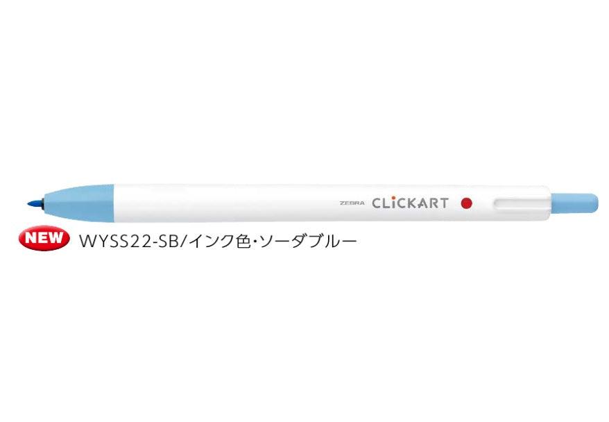(Pre-Order) ZEBRA CLICKART 0.6mm Water-based marker WYSS22 - CHL-STORE 