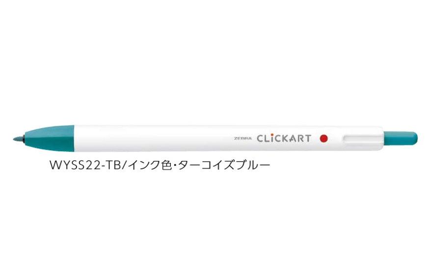 (Pre-Order) ZEBRA CLICKART 0.6mm Water-based marker WYSS22 - CHL-STORE 