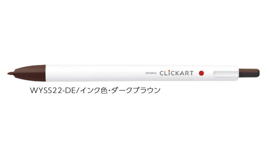 (Pre-Order) ZEBRA CLICKART 0.6mm Water-based marker WYSS22 - CHL-STORE 