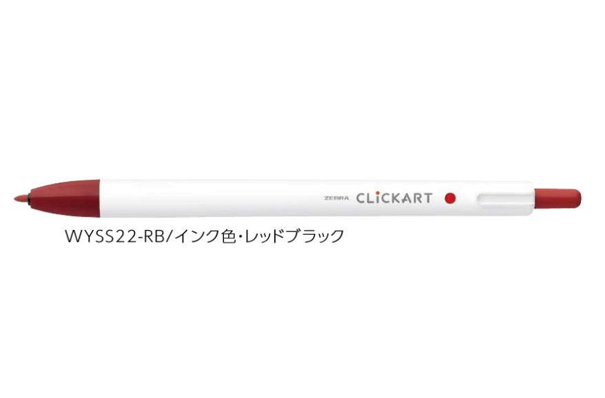 (Pre-Order) ZEBRA CLICKART 0.6mm Water-based marker WYSS22 - CHL-STORE 