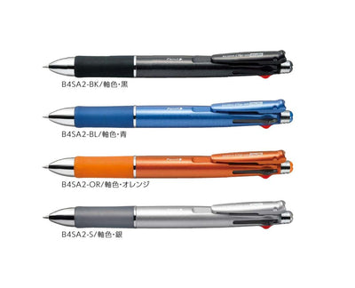 (Pre-Order) ZEBRA Clip-on multi 0.7mm Multi-function oil dye pen B4SA2 - CHL-STORE 