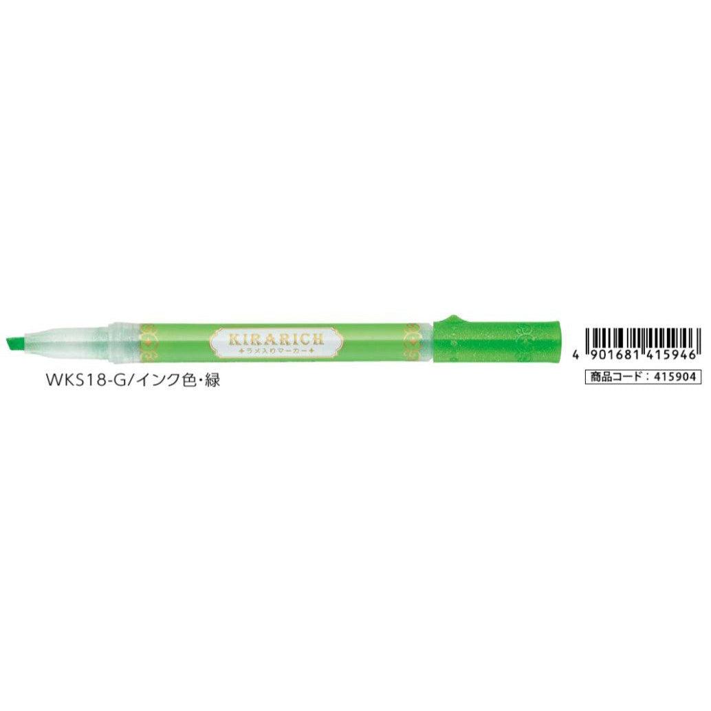 (Pre-Order) ZEBRA KIRARICH highlighter pen, Water-based marker, WKS18 - CHL-STORE 