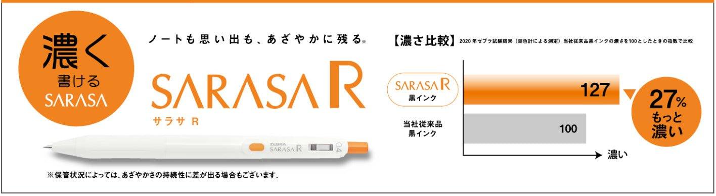 (Pre-Order) ZEBRA SARASA R	0.4mm Gel ballpoint pen JJS29 - CHL-STORE 