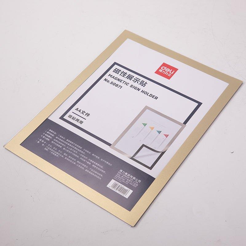 Punch-free A4 Display Sticker Magnetic Display Frame Magnetic Photo Frame Magnetic File Advertising Wall Creative Photo Frame Poster Frame - CHL-STORE 