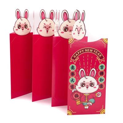 Red envelope new year creative lucky money lucky chinese style spring festival rabbit NP-090049 - CHL-STORE 
