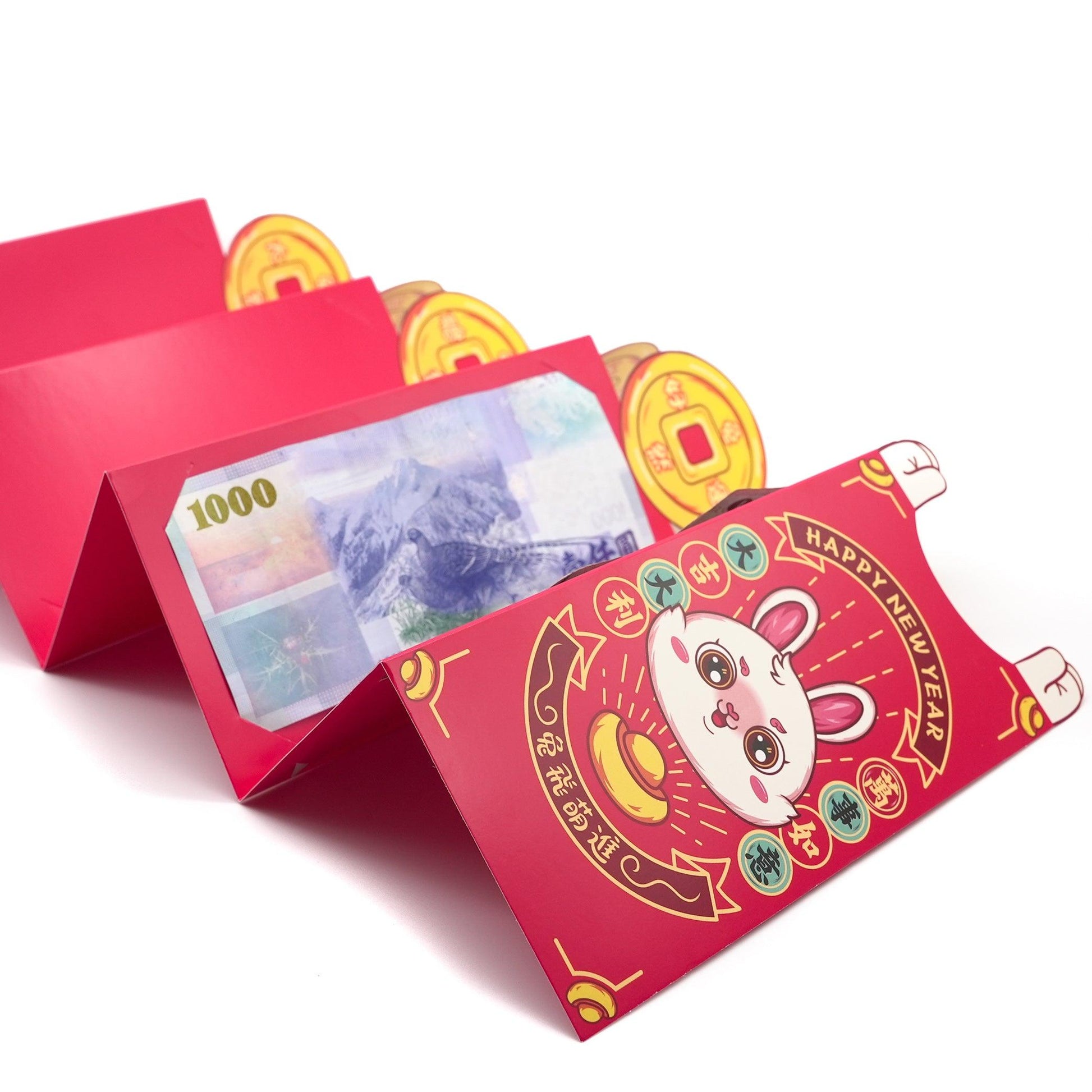 Red envelope new year creative lucky money lucky chinese style spring festival rabbit NP-090049 - CHL-STORE 