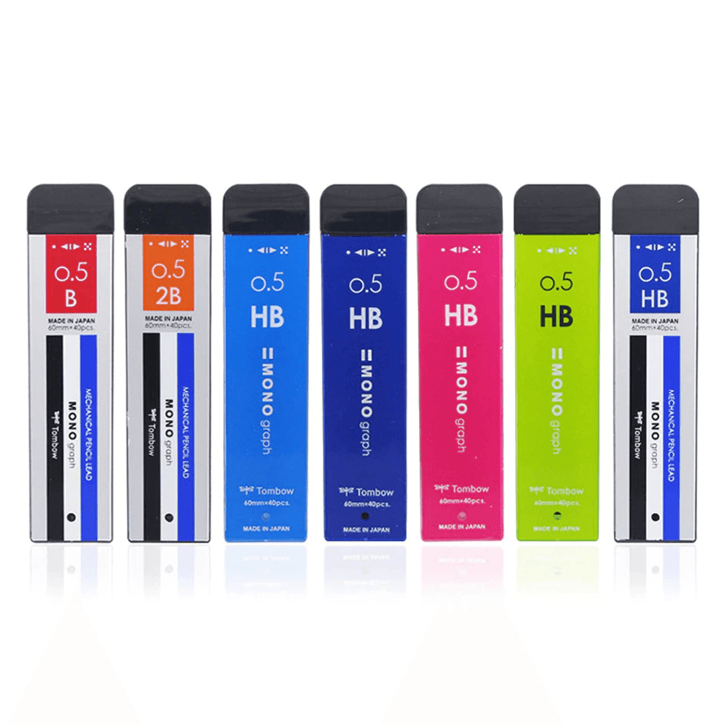 Refill Automatic pencil refill TOMBOW mono graph R5-MG 0.5mm not easy to break durable stationery student school office writing R5-MG2B R5-MGB R5-MGHB - CHL-STORE 