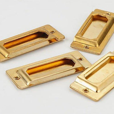 Retro Texture Labels Brass Labels Indexes Brass Accessories Account Accessories Storage Labels - CHL-STORE 