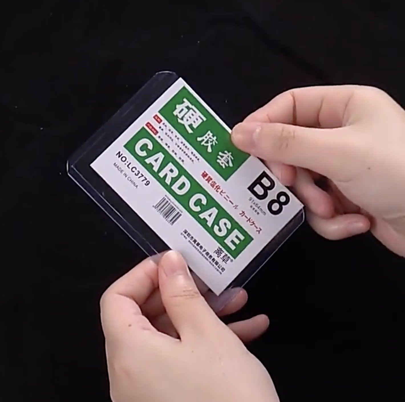 Rigid pvc horizontal and vertical file protection transparent plastic sleeve data sleeve protective sleeve waterproof sleeve A6 A4 B5 NP-070021 - CHL-STORE 