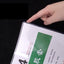 Rigid pvc horizontal and vertical file protection transparent plastic sleeve data sleeve protective sleeve waterproof sleeve A6 A4 B5 NP-070021 - CHL-STORE 
