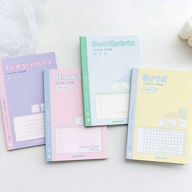RosyPosy Cream Collection Cream Colors Comments Expansion Notes Notebooks NP-000169 - CHL-STORE 
