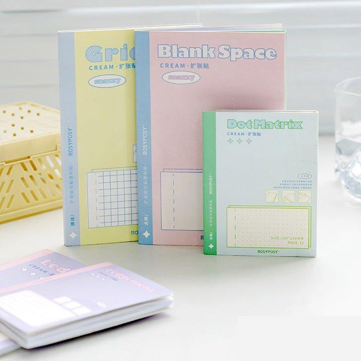 RosyPosy Cream Collection Cream Colors Comments Expansion Notes Notebooks NP-000169 - CHL-STORE 