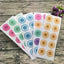 Round lace style stickers sealing stickers creative stickers cute small fresh decorative stickers 10 pieces NP-H7TAM-005 - CHL-STORE 