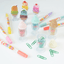 Sakamoto Funbox Color paper clip metal paper clip 20 into paper clip ice cream shape paper clip storage box - CHL-STORE 