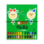 SAKURA Children's Painting Drawing Tools Mixable Color Crayons Washable Crayons Pastel Crayons 24 Color Group LY24R LP24R - CHL-STORE 