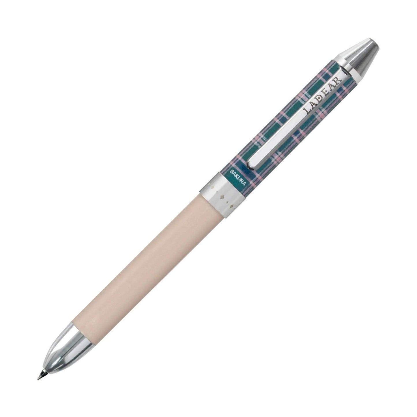 Sakura LADEAR GB3L 0.4MM three-color pen water-based pen bubble shell metal pen GB3L1504 limited plaid texture - CHL-STORE 