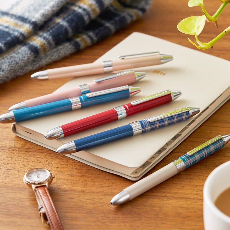 Sakura LADEAR GB3L 0.4MM three-color pen water-based pen bubble shell metal pen GB3L1504 limited plaid texture - CHL-STORE 