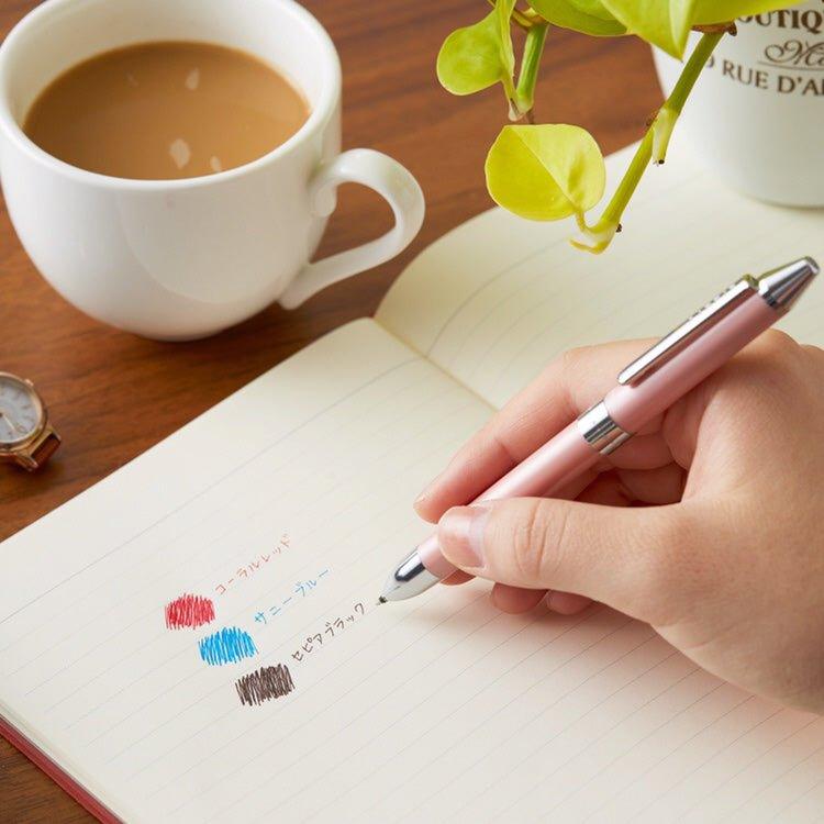 Sakura LADEAR GB3L 0.4MM three-color pen water-based pen bubble shell metal pen GB3L1504 limited plaid texture - CHL-STORE 